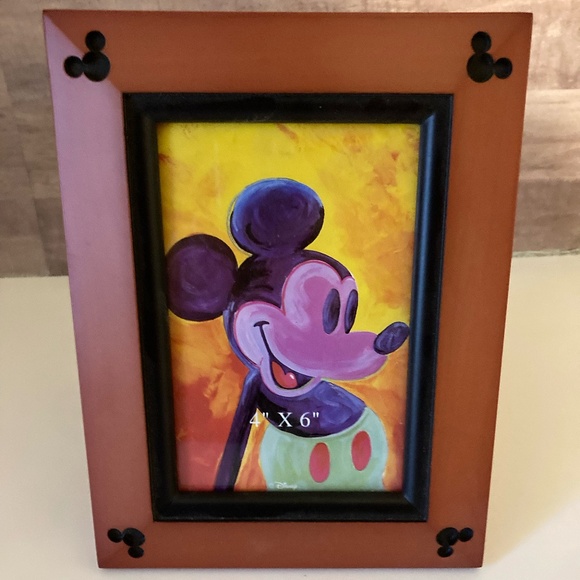 Walt Disney World Mickey Mouse Picture Frames Lot of 2 New Excellent - Picture 4 of 7